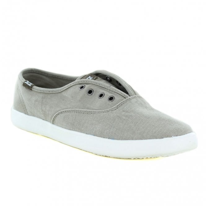 Hey Dude Jenny Stretch Womens Canvas Slip On Shoes Grey 4835